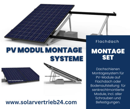 PV Montagesystem Flachdach