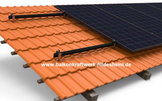 Montagesystem für PV Module Dachziegel